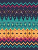Pattern seamless background vector aztec style. fabric pattern aztec design.