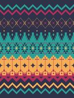 Pattern seamless background vector aztec style. fabric pattern aztec design.