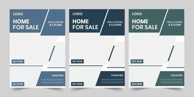 Modern home sale one fold flier and leaflet design template, Luxury promotional headline handout design vector