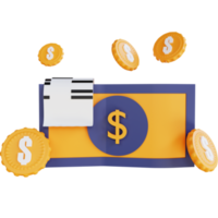 3d financiero icono png