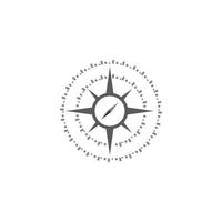 Compass vector icon illustration