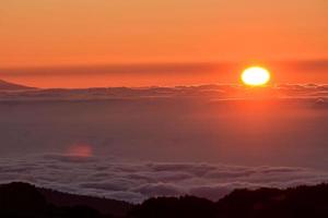 Beautiful cloudy sky photo