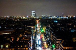 Aerial view of Paris, France photo