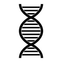 Medical scientific twisted helix structure abstract model of dna genes vector