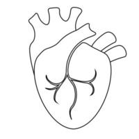 corazón icono en plano estilo aislado ilustración en blanco transparente antecedentes vector