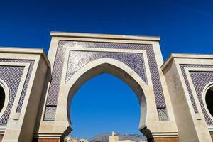 Mosque architecture in Morocco photo