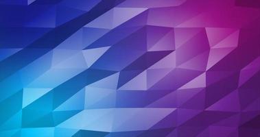 Abstract moving triangles blue purple low poly digital futuristic. Abstract background photo