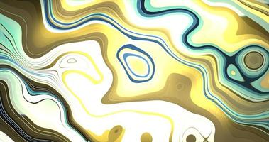 Abstract yellow iridescent liquid epoxy acrylic resin swirling twisted lines abstract background photo