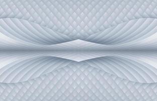 Silver and white abstract curved lines texture background, 3D rendering. photo