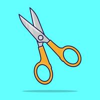 Scissors vector illustration. Scissors icon concept isolated. Flat design