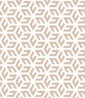 A geometric pattern that is beige and brown vector