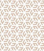 A geometric pattern that is beige and brown vector