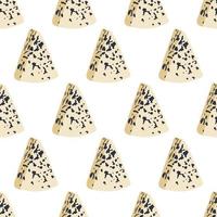 Seamless Pattern with Dorblu Cheese vector