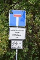 German Traffic Sign Jungle photo