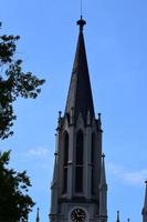 Thin Church Tower photo