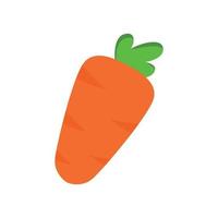 Carrot Fresh Vector Illustration flat design