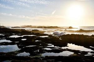 Scenic coastal view photo