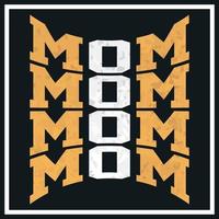 Mom T-shirt Design Happy mothers day t-shirt design vector Free Vector