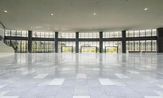 Modern building unmanned hall indoor space ground background photo