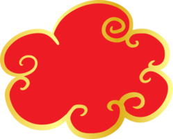 Chine nuage dessin image style png