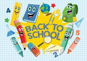 back to school design vector