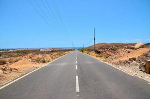 Road in the countryside photo