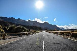 Road in the countryside photo