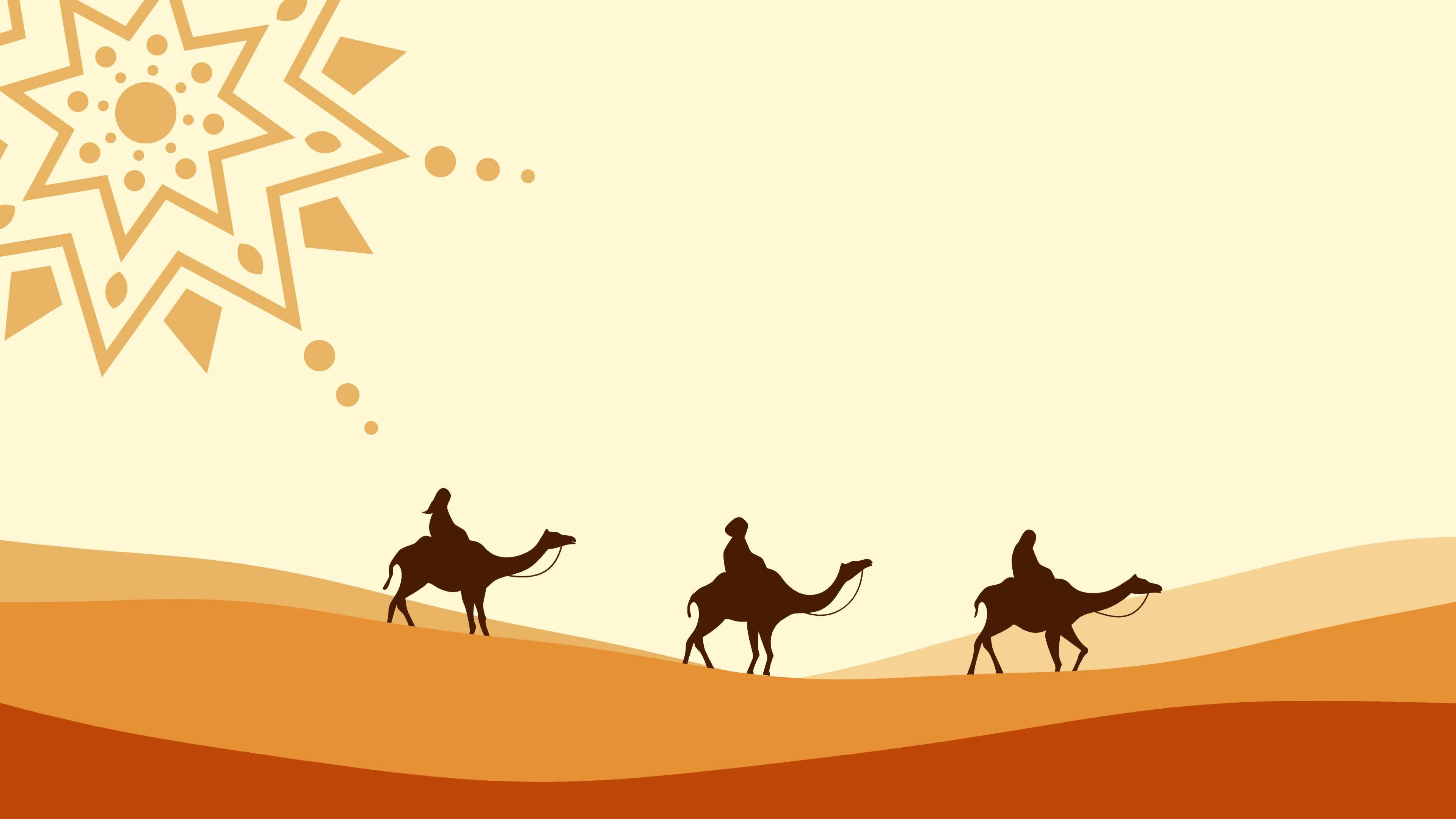 Camel and desert background animation 22215647 Stock Video at Vecteezy