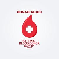 vector blood donation illustration template