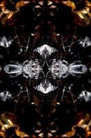 Aluminum foliage light effects design fire show party festive decorations abstract blurred background glowing texture shining pattern big size modern fliers making high quality prints photo