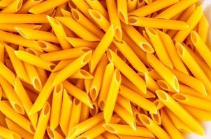 Yellow dry pasta photo