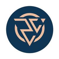 Creative simple Initial Monogram ZC Logo Designs. vector
