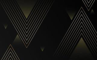 Modern background. colorful. black and gold gradation, geomics, memphis, line pattern triangles, elements vector