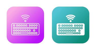 Wireless Keyboard Vector Icon