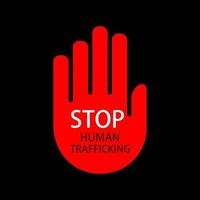 Stop Human Trafficking Vector Concept Human Sale.