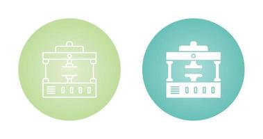 Machine Press Vector Icon