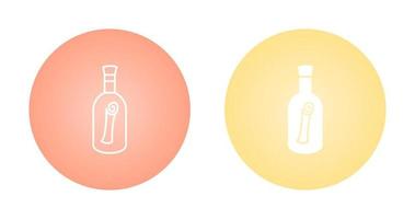 Scroll in Bottle Vector Icon