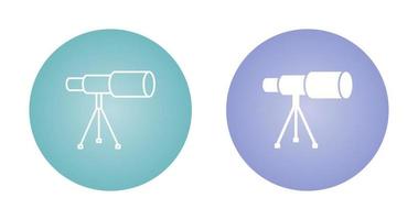 Telescope on Stand Vector Icon