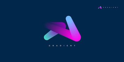 Creative and Vibrant Letter N Logo Design with Colorful Gradient Style. N Logo with Blend Concept, Suitable for Business and Technology Logo vector