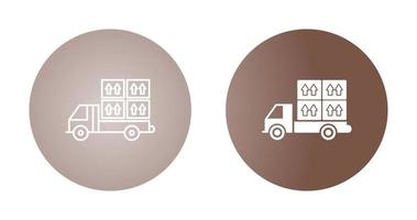 Loaded Truck Vector Icon