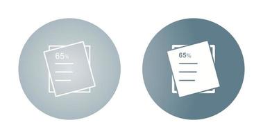 Graded Paper Vector Icon