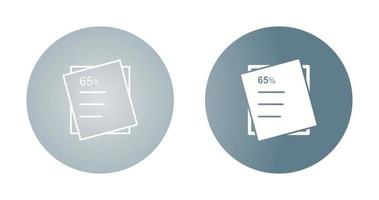 Graded Paper Vector Icon