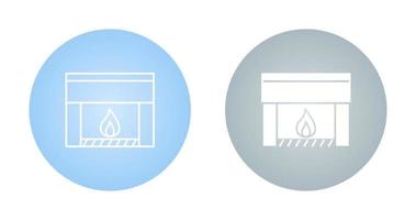 Fireplace Vector Icon