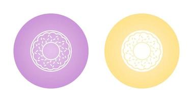 icono de vector de donut