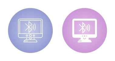 Bluetooth Lcd Vector Icon