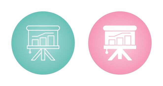 icono de vector de gráfico