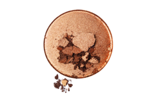 marrón maquillaje aislado en un transparente antecedentes png