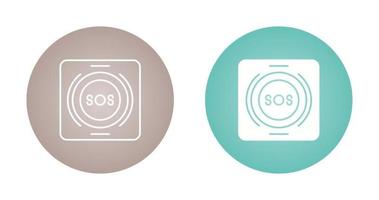 Emergency Button Vector Icon