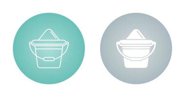 Sand Bucket Vector Icon