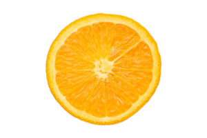 metade laranja fruta isolado em uma transparente fundo png